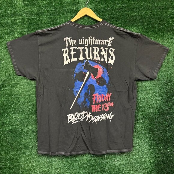 Bloody Disgusting x Friday the 13th Tshirt size extra large - Picture 3 of 4